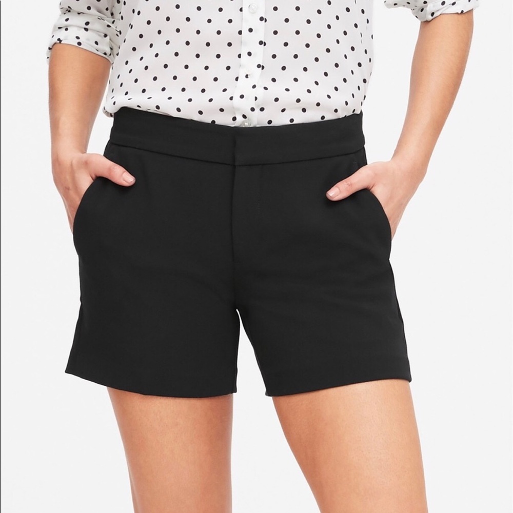 Banana Republic Black Dress Shorts